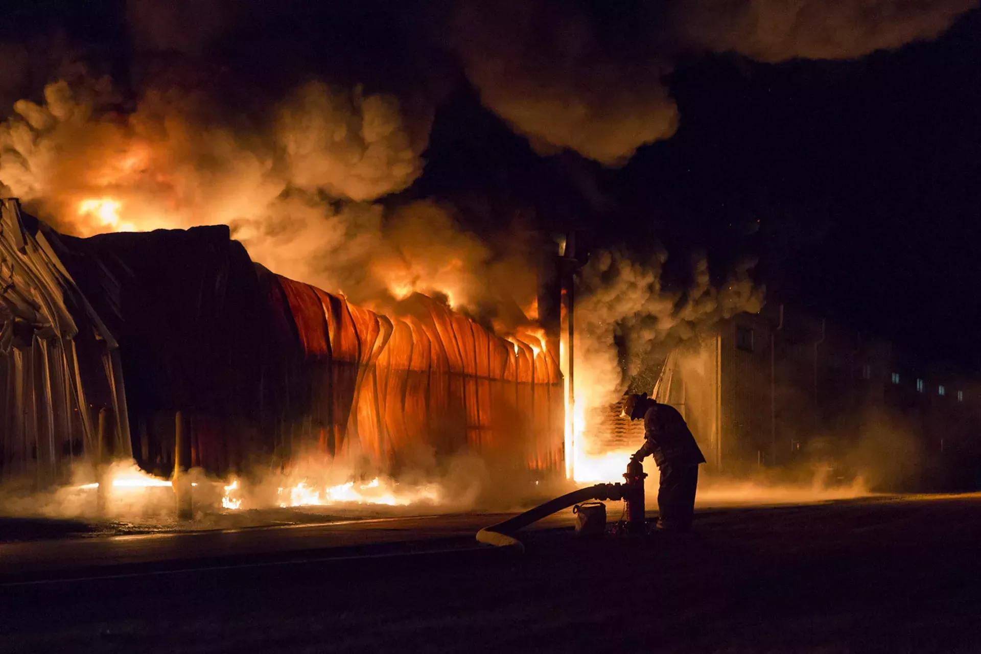 "Schluter Fire" by Gabe Dickens