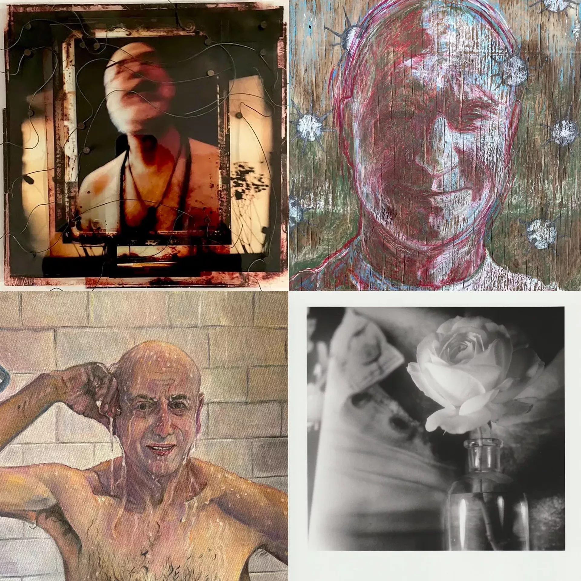 Artworks by Larry Bowling, Joe John, Robert Perry and James Rauchman