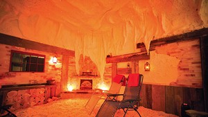 Himalayan salt cave at Pyramid Holistic Wellness Center