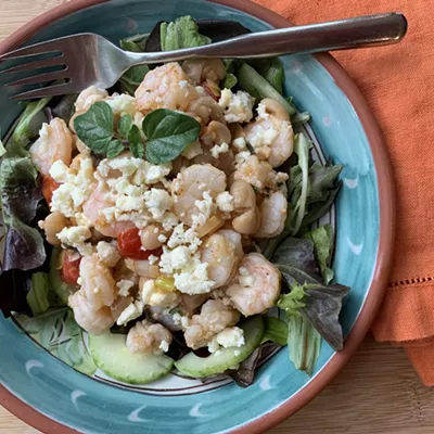 Image: Home on the Range: Shrimp With Tomatoes and White Beans