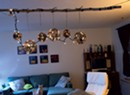 How to Make a Chandelier With Christmas Lights