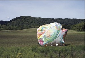 COURTESY OF HELEN DAY ART CENTER - Inflatable sculpture by Claire Ashley