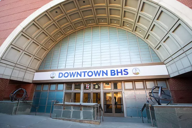 Image: Inside the Downtown Burlington High School
