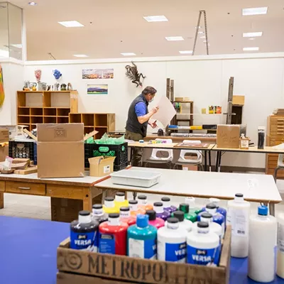 Image: Inside the Downtown Burlington High School