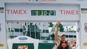 Ironman winner Ben Logan Franks