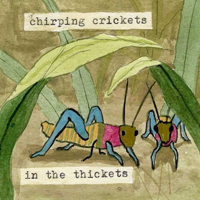 "Chirping in the Thickets" by James Secor