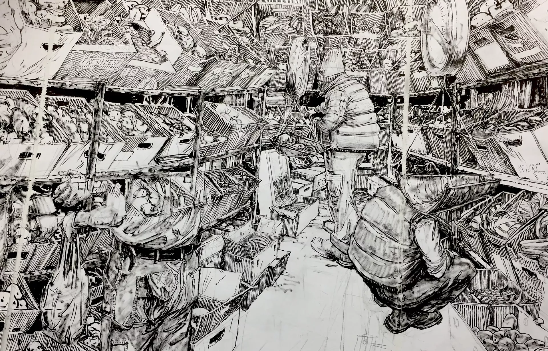 "Fruit Sellers" by Jesse Thompson