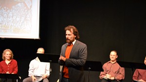 Jewish Plays Project director David Winitsky (center) at last year's competition