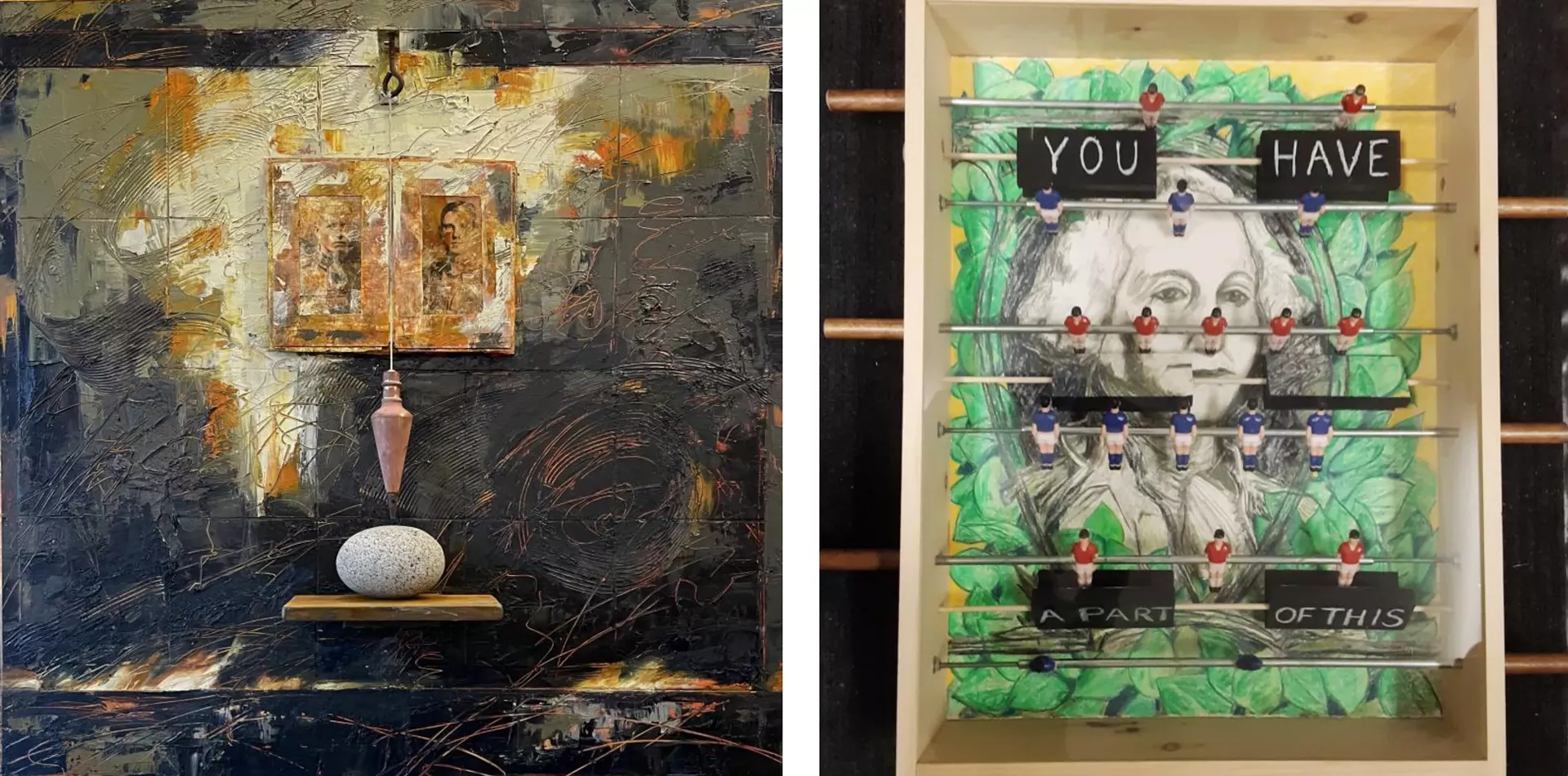 Artworks by Larry Bowling and Joe John