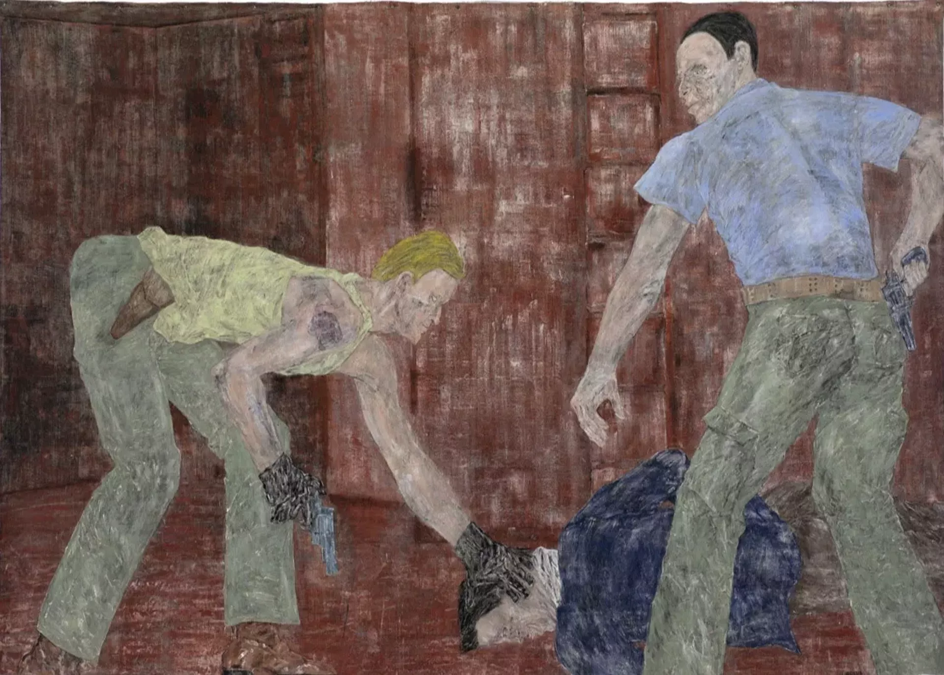 "White Squad X" by Leon Golub