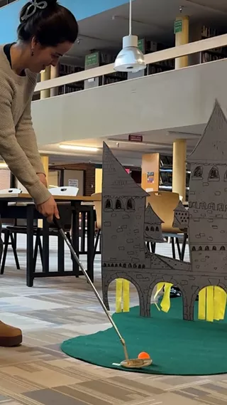Image: Library Mini Golf: An Evening on the Fairway
