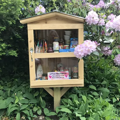 Image: Little Free Pantries Pop Up in Burlington Neighborhoods