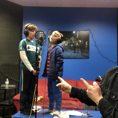 Image: Middlebury Family Cranks Out COVID-19-Themed Music Videos