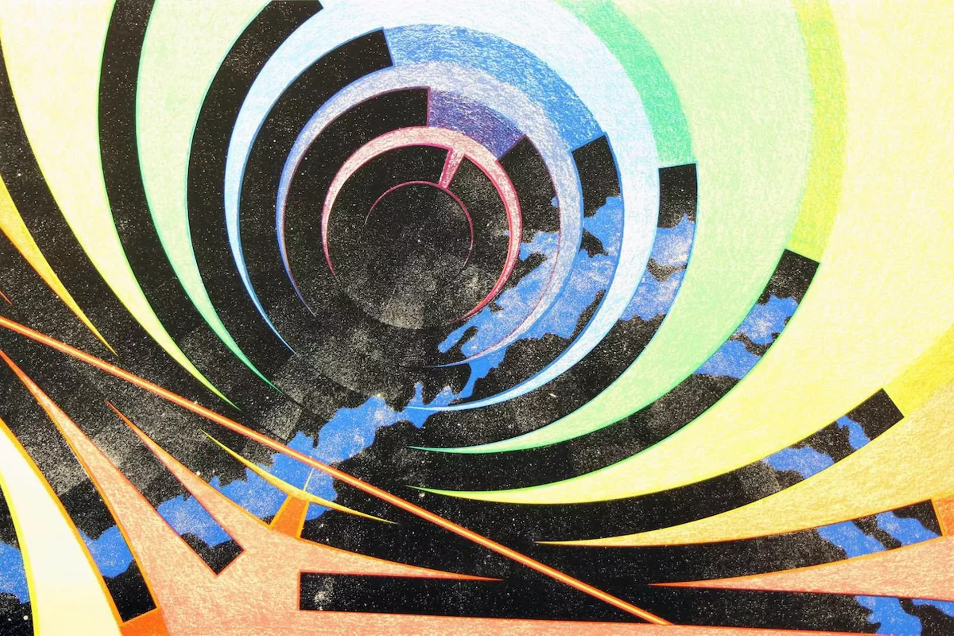 "Starspace: Nightlight, Sun Center by Earth Degree" by Charles Ross