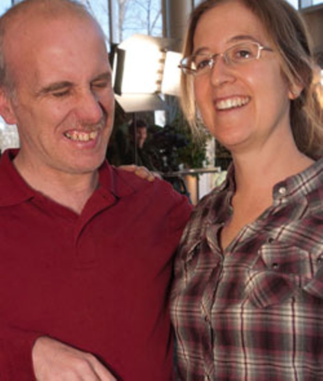 Mark Utter with Emily Anderson in 2012 - FILE: MATTHEW THORSEN