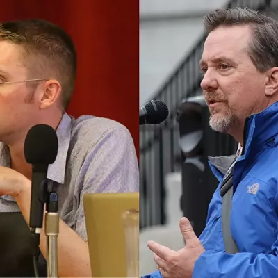 Image: Pine and Tracy Make Their Pitches at Progressive Party Caucus