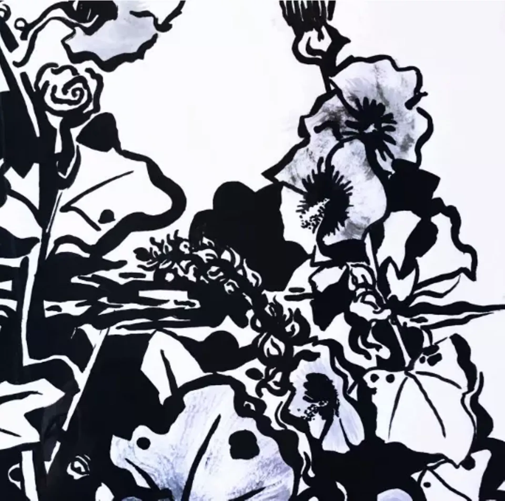 "Hollyhocks" by Ted Ceraldi
