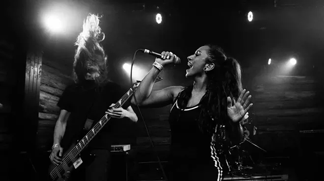 Image: Monochromatic Black, Voices in Vain, Abaddon, Old North End, Komodo VT