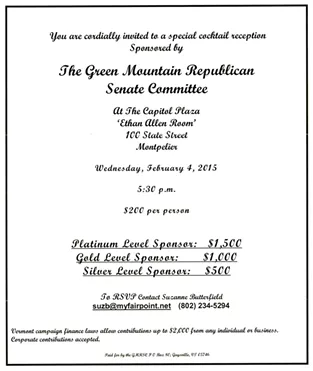 Senate Republican PAC to Host Lobbyist Fundraiser