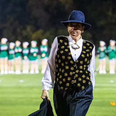 Image: Halftime Drag Ball at Burlington High School