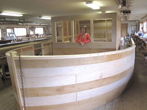 “Noah’s Ark” in progress at King BoatWorks