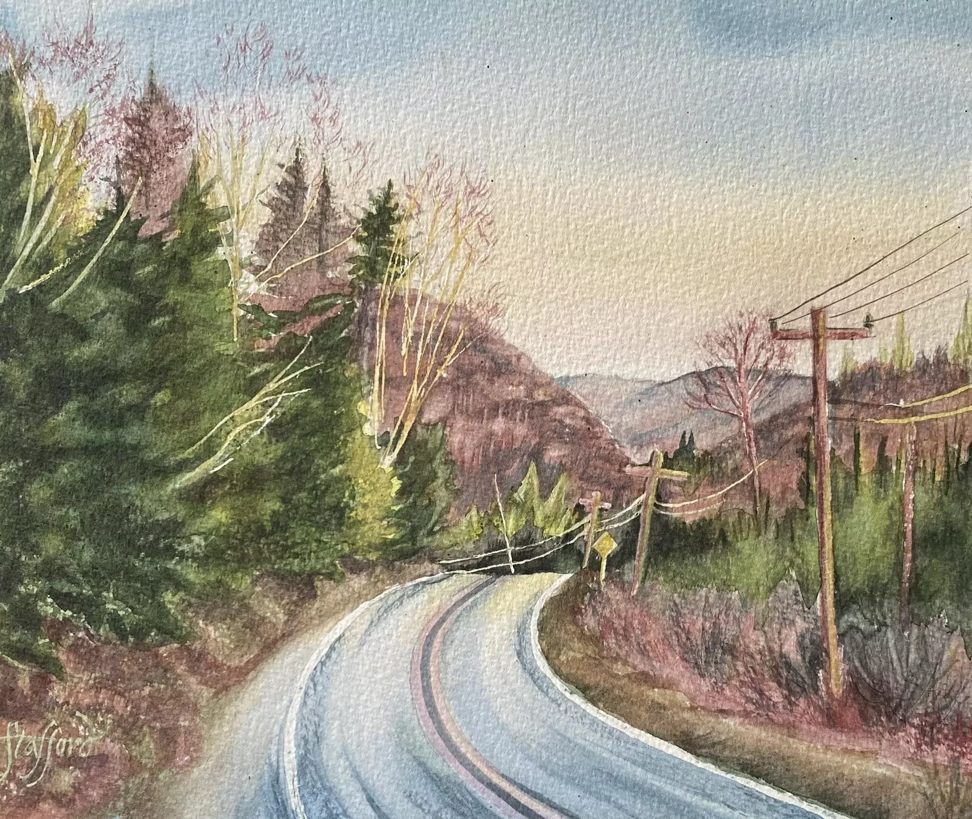 "Spring on Rte 111" by Ann Stafford