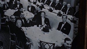 One of Hitchcock's cleverer cameos occurs in Dial M for Murder.