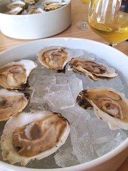 Oysters at Vergennes Laundry - CORIN HIRSCH