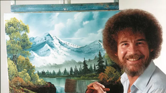 Image: Paint Along With Bob Ross