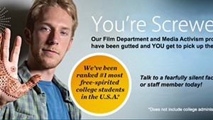 Parody Burlington College ad produced by students