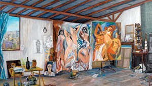 "Picasso's Studio at the Bateau Lavoir" by Damian Elwes