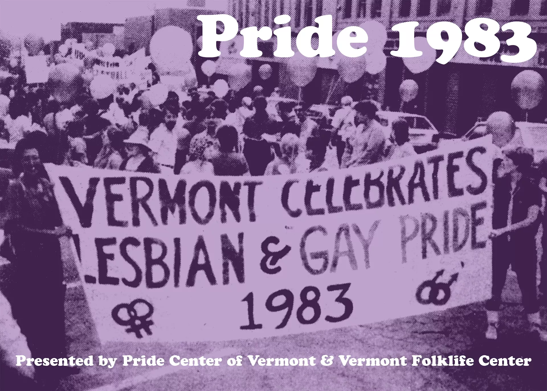 Pride March 1983 postcard