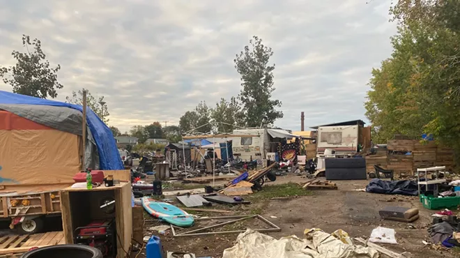 Image: Progressives Decry Decision to Clear Out Burlington Homeless Encampment