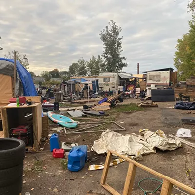 Image: Progressives Decry Decision to Clear Out Burlington Homeless Encampment