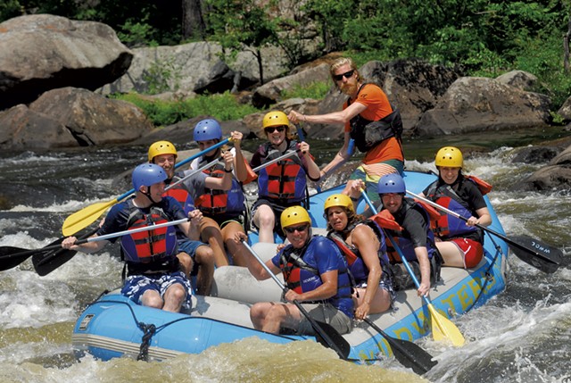 Rafting group on the river - COURTESY OF JIM SWEDBERG