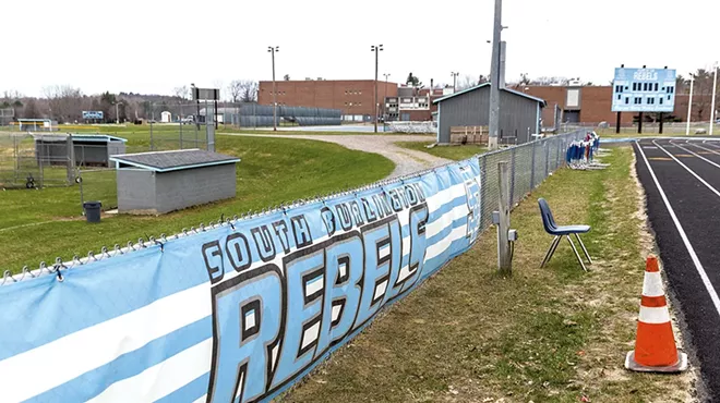 Image: 'Rebels' Yell: Protests Build Over South Burlington's Mascot Change