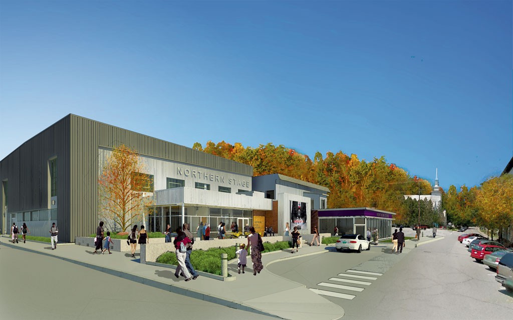 Rendering of the completed Northern Stage theater - COURTESY OF NORTHERN STAGE
