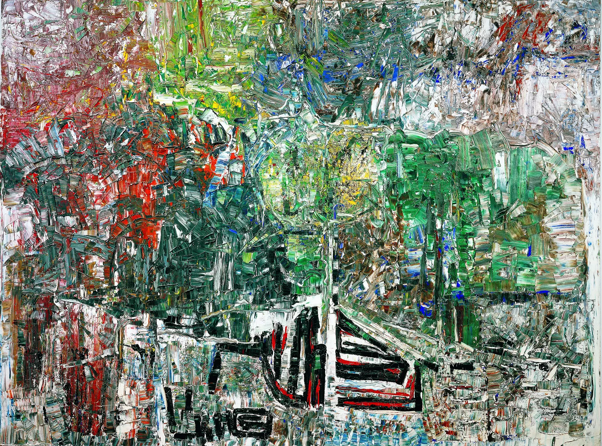 "L'&eacute;tang&mdash;Hommage &agrave; Grey Owl" by Jean Paul Riopelle