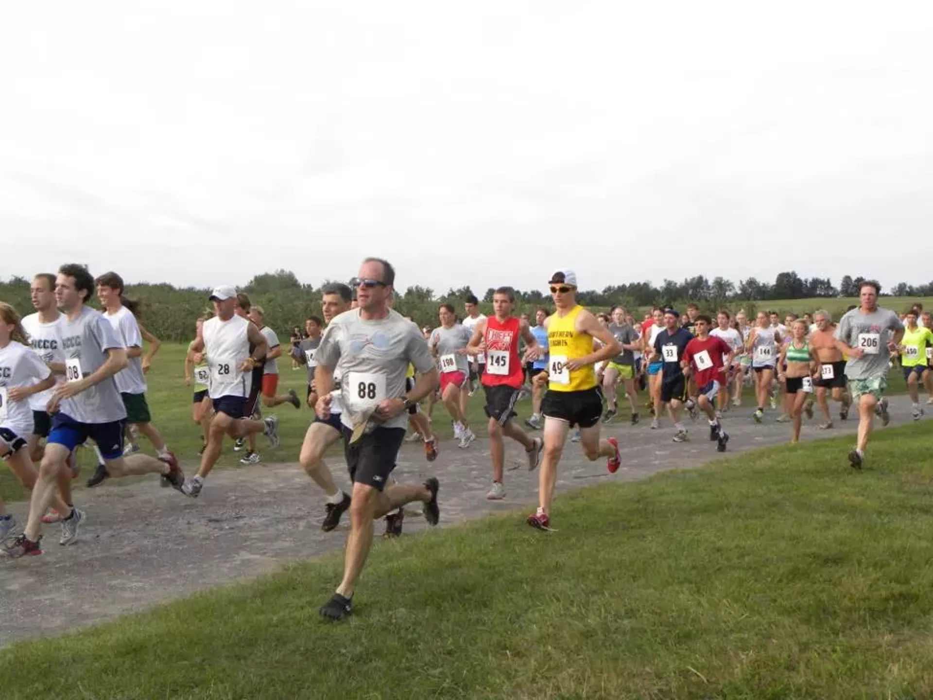 Runners in the 2019 Run for Jon race