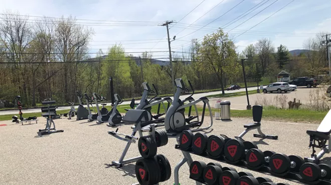 Image: Rutland Gym Owner Takes Battle With Vermont AG Outside