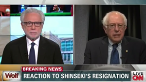 'Saddened' Over Shinseki's Resignation, Sanders Says Obama Should Not Have Accepted It