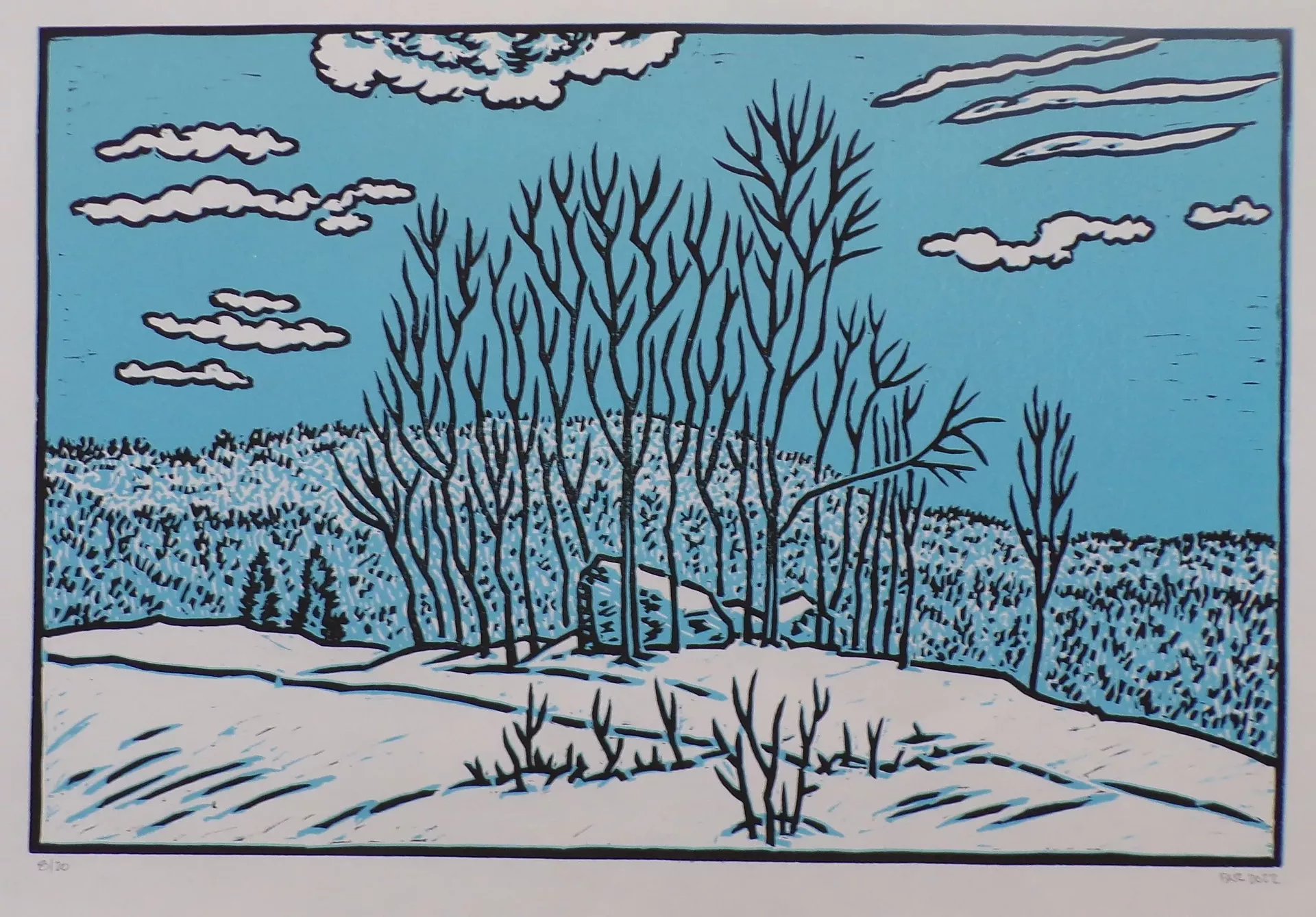 "Greensboro Winter" by P. Robertson