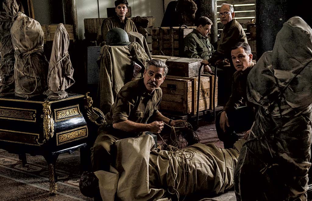 SAVING PRIVATE COLLECTIONS Clooney's earnest but inert war story packs the punch of an art appreciation class.
