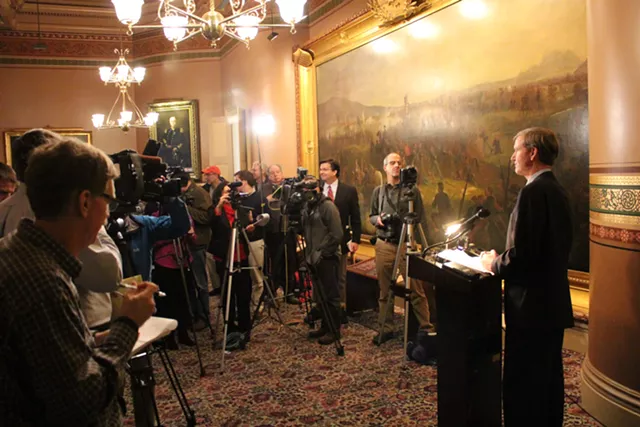 Milne Calls on Legislature to Name Him Governor