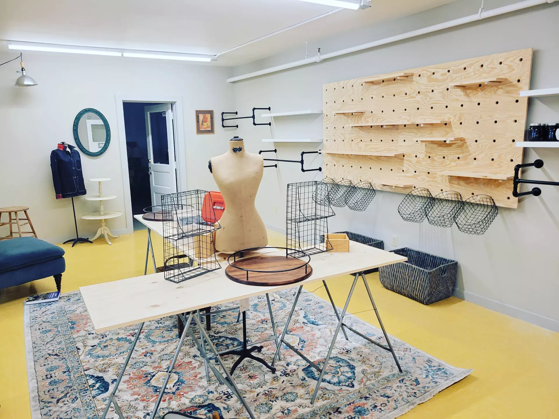 SeamWorks Sewn Goods Hub retail space