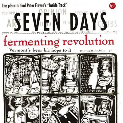 Image: Seven Days "Covers" Food and Drink 1995-2020