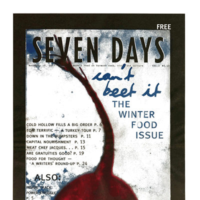 Image: Seven Days "Covers" Food and Drink 1995-2020