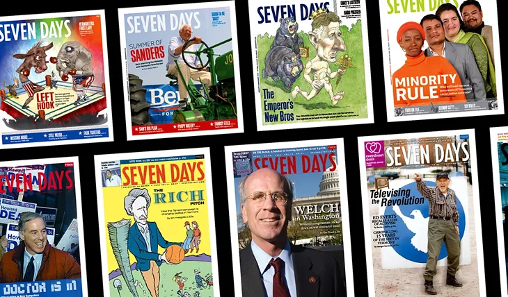 Image: Seven Days "Covers" Politics 1995-2020