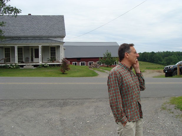 Shumlin at the Ranney dairy farm in Westminster in 2010