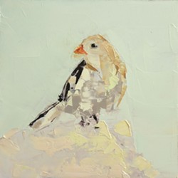"Snow Bunting" by Rebecca Kinkead - COURTESY OF WEST BRANCH GALLERY